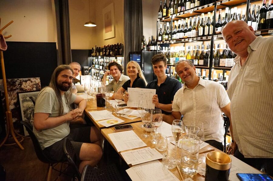 8-Tier Hungarian Wine Tasting in a Cozy Downtown Wine Bar - Three whites show Hungary’s range