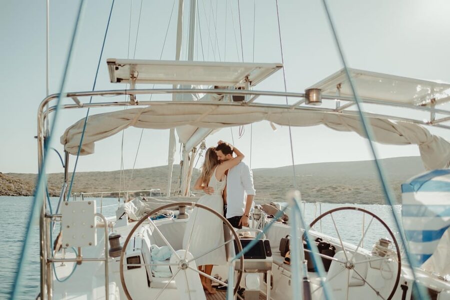 Agios Nikolaos: Golden Hour Sailboat Tour with Wine & Snacks - Snacks, wine, and the rhythm of the afternoon