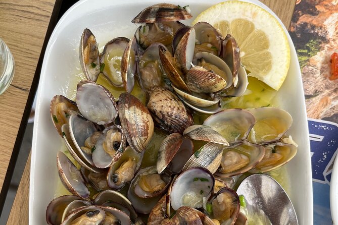 Albufeira Food Experience: Land & Sea Tapas w/ Wines - Seafood brings the Algarve to the table