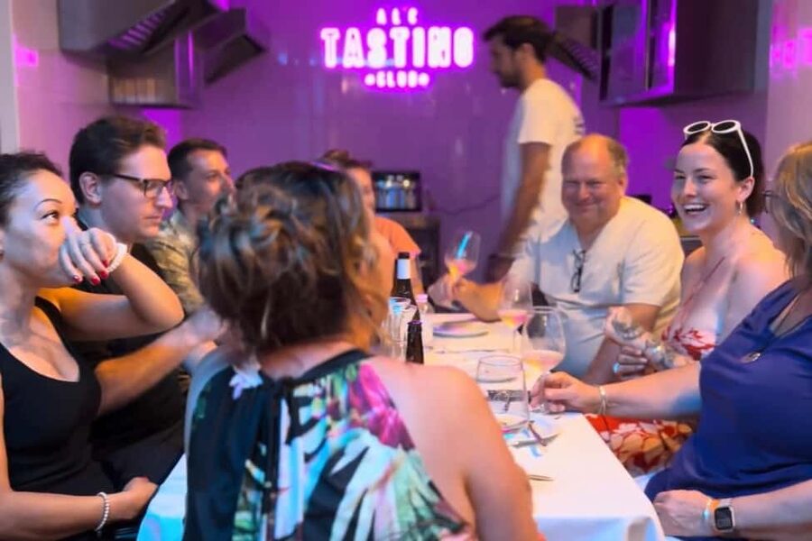 Alicante Best Wine Tasting & Tapas Club - Paco, Carlos, and Andrea set the tone