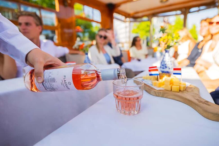 Amsterdam: Classic Saloon Boat Cruise with Cheese & Wine - Key points to know before booking