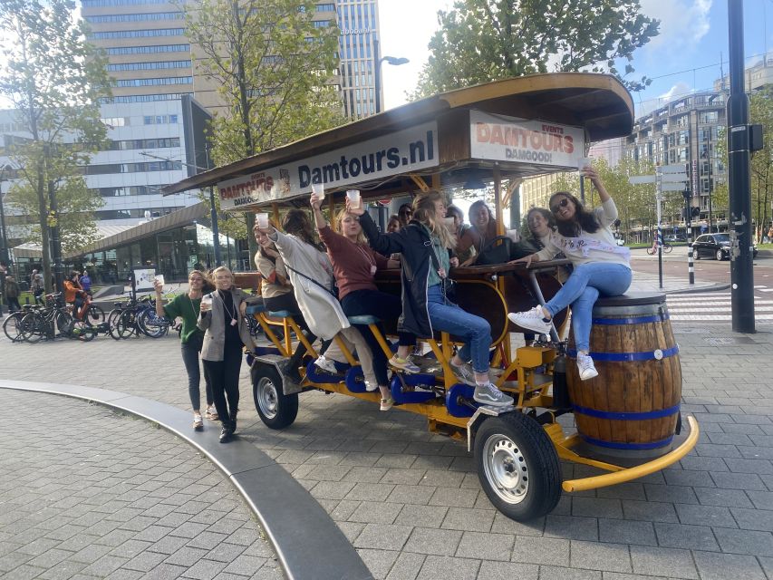 Amsterdam: Guided Beer Bike or Prosecco Bike Tour - Choosing beer, prosecco, or the mixed bike