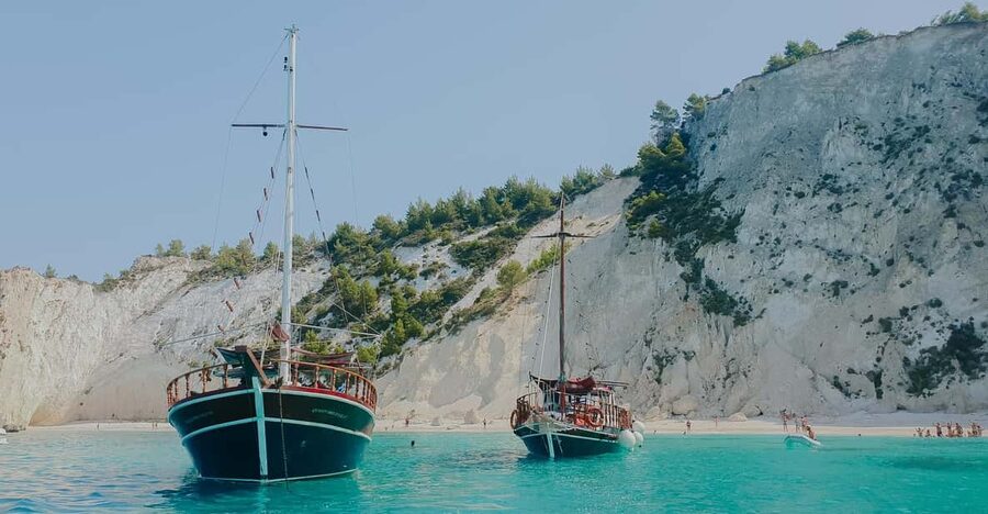 Argostoli: Full-Day Boat Trip with Lunch & Wine - Key points at a glance