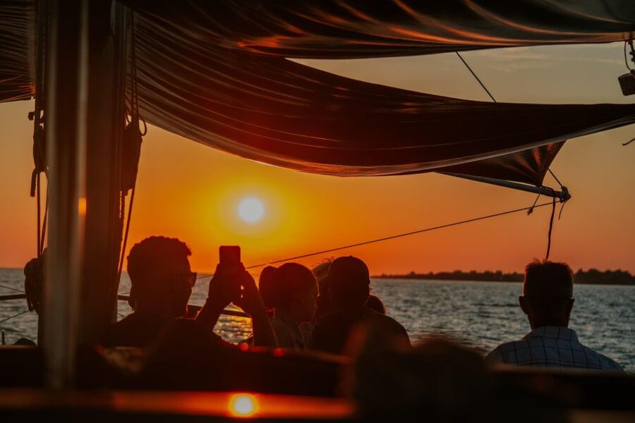 Argostoli: Sunset Cruise with Swim Stops, Dinner, and Wine - Key points to know before booking