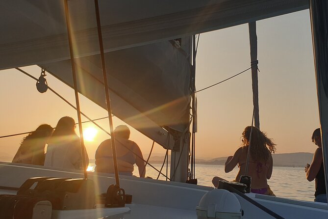Athens Riviera Private Sail Catamaran with Meal and Wine - Prasoniso Island brings lunch and a slower pace