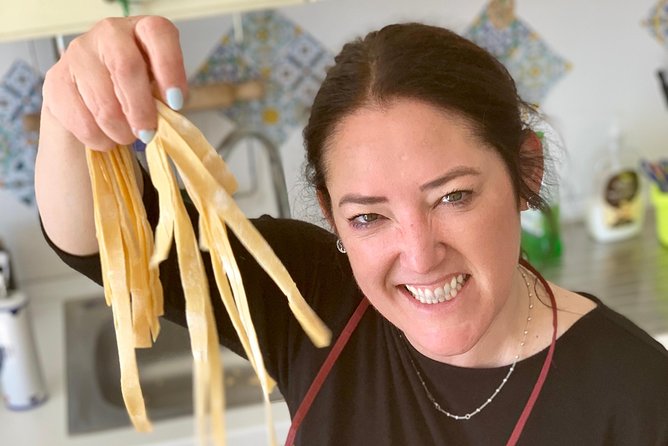Authentic Cooking with Locals: Meal, Wine & Scenic Views - Fresh pasta, two shapes, and family technique