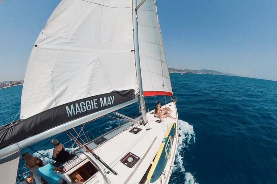 Barcelona: Coastline Boat Trip with Snacks and Cava - The crew can shape the entire experience