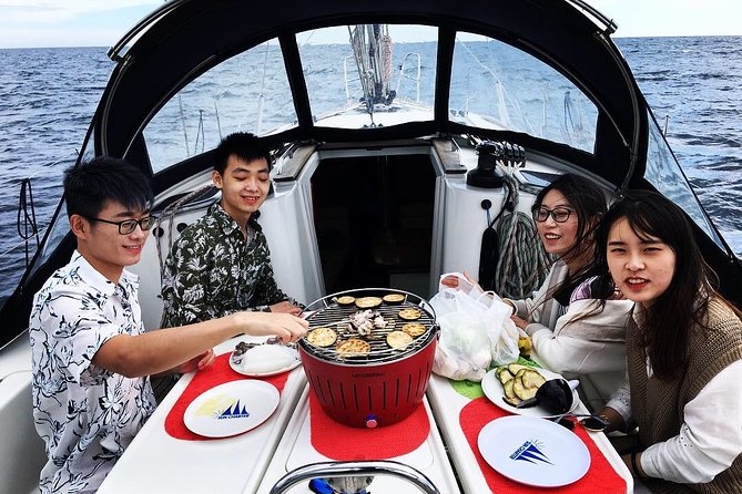 Barcelona Private Sailing Trip with unlimited drinks and snacks - Leaving Port Olímpic for a new view of Barcelona
