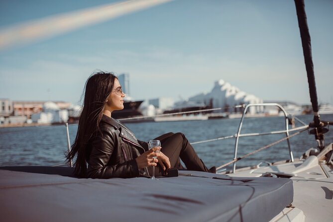 Barcelona Sunset Cruise with Open Bar of Cava and Snacks - Seeing Montjuïc from the water