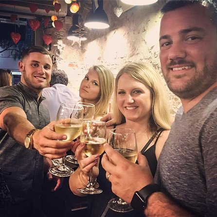 Barcelona Tapas & Wine Private Tour in Traditional Taverns - Stop Two: Basque Pintxos and Patatas Bravas
