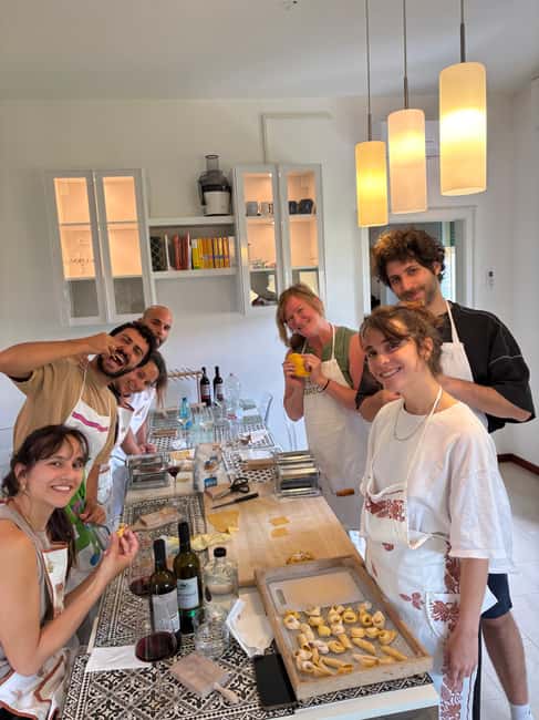 Bologna: 3 Pastas, Tiramisu and Unlimited Wine Tasting - Making tortelloni, tagliatelle, and maccheroni