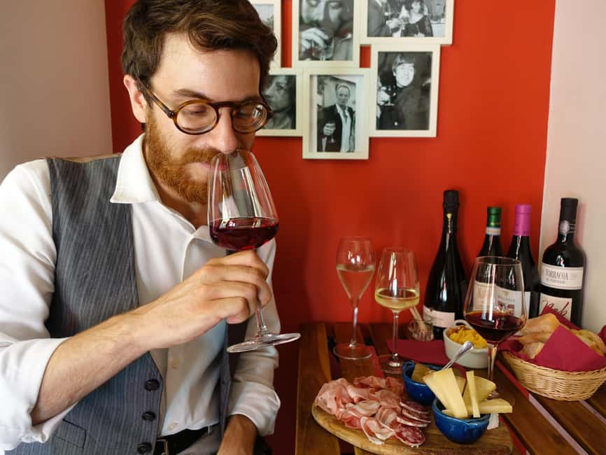 Boutique Wine Tasting in Turin City Center - A printed guide instead of a long lecture