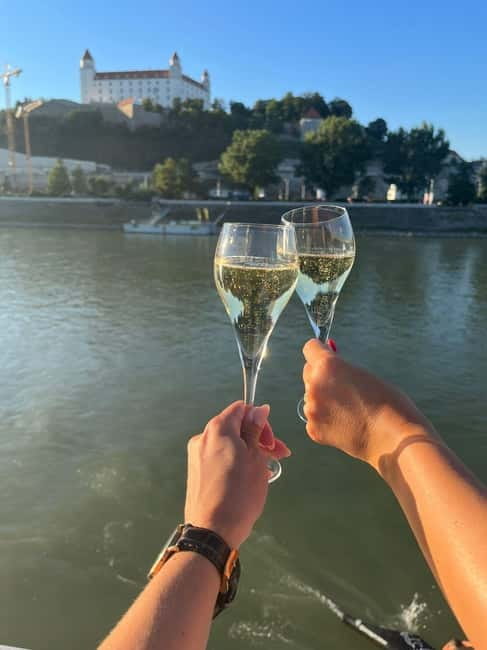 Bratislava: Panorama Cruise with Unlimited Prosecco - Boarding the spacious vessel