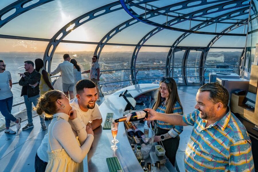 Brighton: i360 Entry & Champagne (Soft Drink for Under 18s) - Is the $43 ticket good value?