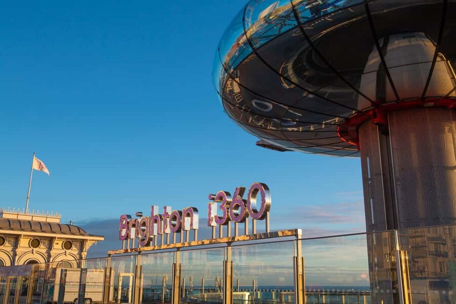 Brighton: i360 Entry & Champagne (Soft Drink for Under 18s) - Why the glass pod makes a difference