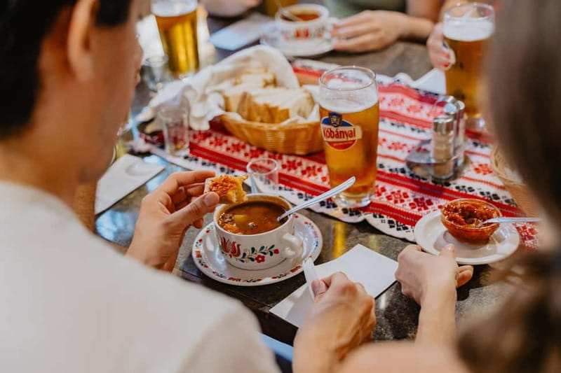 Budapest: Food Tour Market to Tavern: 14+ Tasters & Wines - Goulash, lángos, and a proper local meal