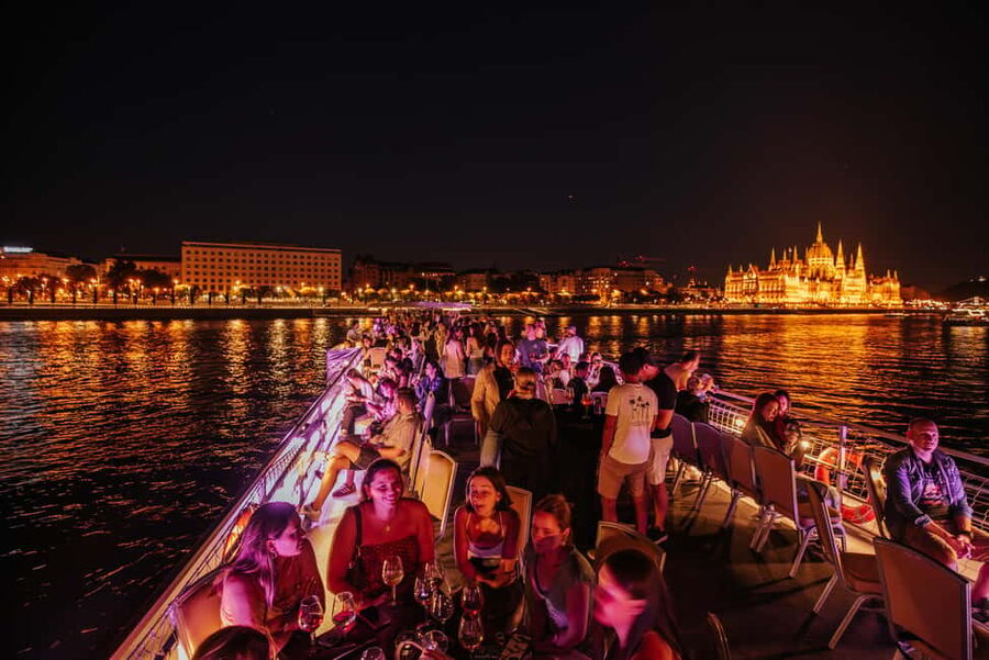 Budapest: Lotus Cruise with Unlimited Aperol and Prosecco - Starting at Pier 9 on the Danube