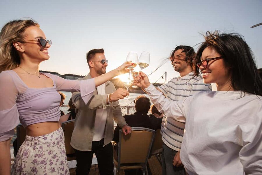 Budapest: Lotus Cruise with Unlimited Aperol and Prosecco - The open panorama deck is the star