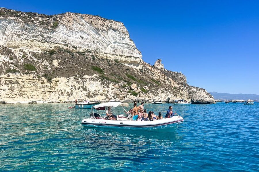 Cagliari: Zodiac Boat Tour, 3-4 SwimStops, Wine & Snorkeling - The final stop near Devil’s Saddle
