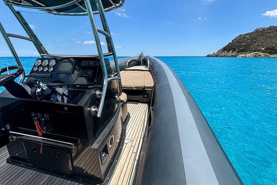 Cagliari: Zodiac Boat Tour, 3-4 SwimStops, Wine & Snorkeling - What the Zodiac ride feels like