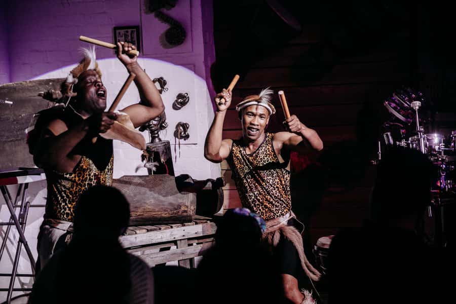 Cape Town: Silvermist Estate Wine Tasting & Drumstruck Show - From historic instruments to a live African rhythm lesson
