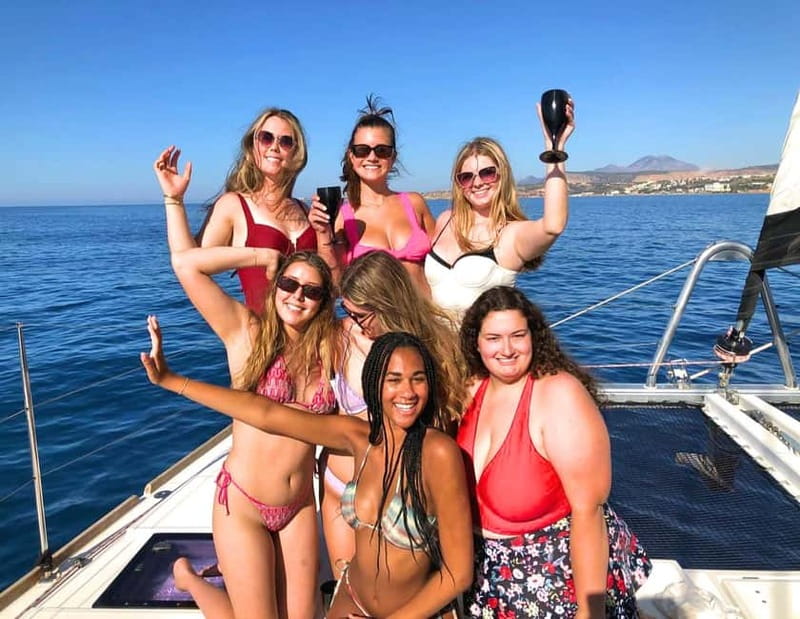Chania Old Port:Luxury Sunset Catamaran Cruise with Prosecco - The best parts of the cruise at a glance