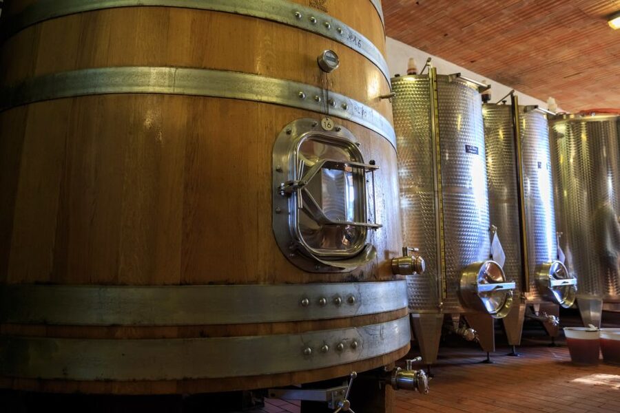 Chianti: Wine and Olive Oil Tasting with Cellar Tour - Wine, oil, and Tuscan food in the shop