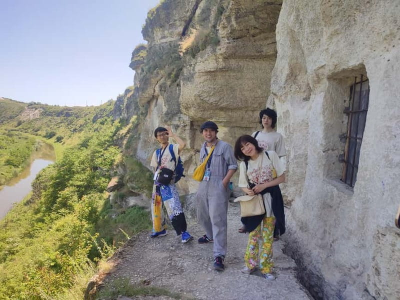 Chisinau: Cricova Winery, Curchi Monastery, & Old Orhei Tour - Old Orhei and the 200-step climb to the cave monastery