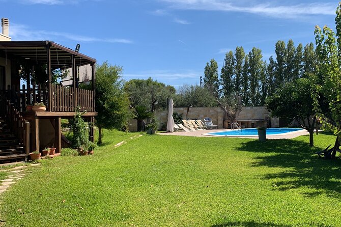 Cooking class, dinner and wine tasting near Lecce - Aperitif by the pool or fireplace