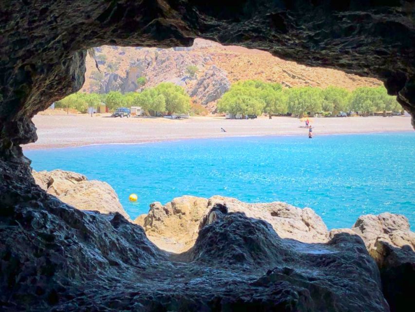 Crete: Trypiti Beach Off-Road South Tour w/ Lunch & Wine - The road gets rough in St. Savvas Canyon