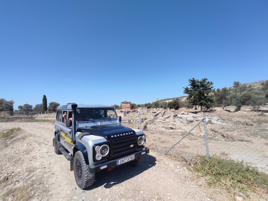 Crete: Trypiti Beach Off-Road South Tour w/ Lunch & Wine - Cretan lunch under the olive trees