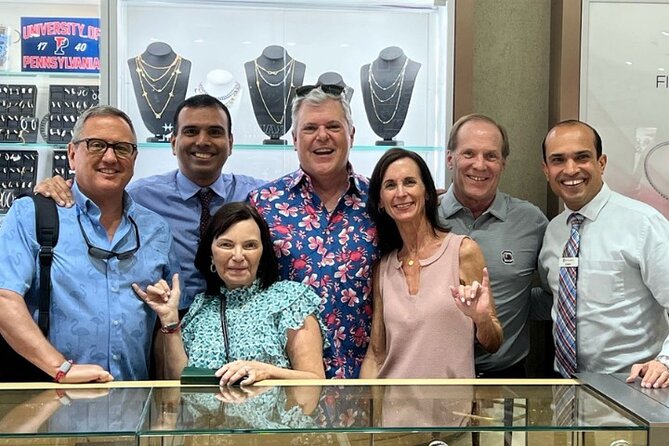 Diamond Shopping Experience with Champagne - Arriving at Kay’s Fine Jewelry in Oranjestad