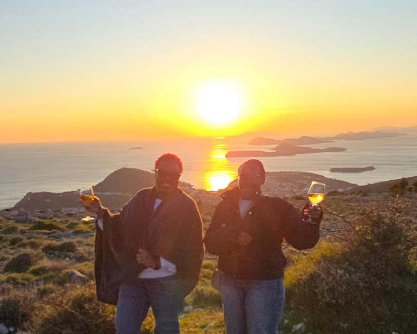 Dubrovnik Sunset Tour with Scenic Views and Local Wine - Hotel Adria and the changing view of Dubrovnik