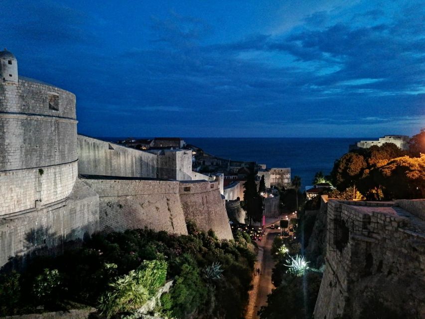 Dubrovnik Sunset Tour with Scenic Views and Local Wine - The upper cable car station without the cable car queue