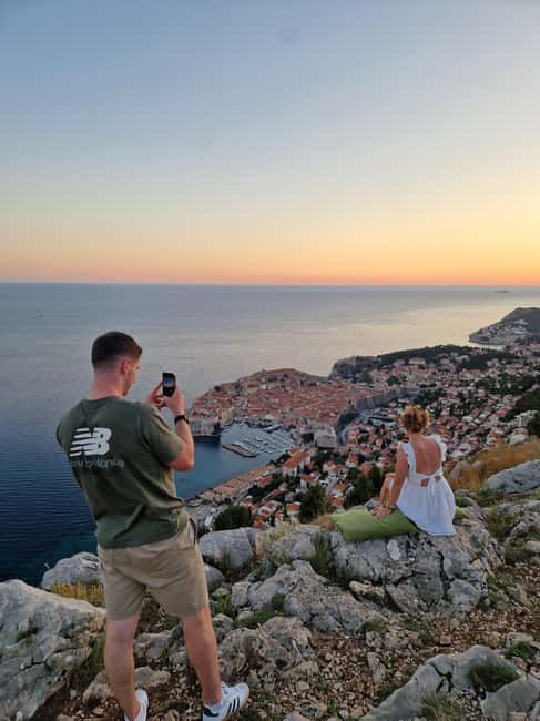 Dubrovnik: Sunset Wine Tasting At Panorama Point - Srđ hill gives you Dubrovnik from above