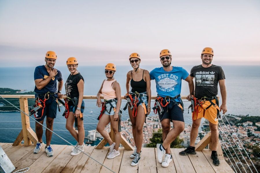 Dubrovnik: Sunset Zip Line Experience Followed by Wine - The first line: slow down for the old town