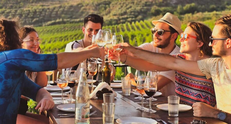 Durres Countryside Vineyards Wine Tasting & Food Pairing - The drive from Durrës and the first local welcome