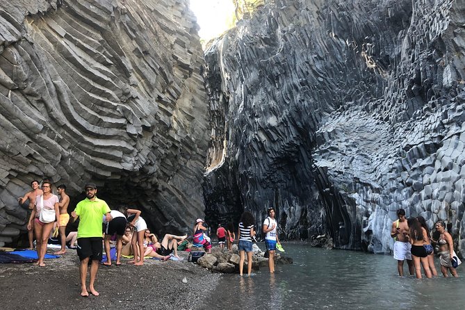 Etna, Wine and Alcantara Tour - From Taormina - Inside the natural lava cave