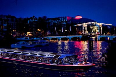 Evening Canal Cruise in Amsterdam with Wine & Cheese Option