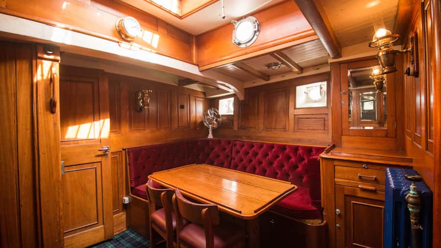 Evening Champagne Cruise on Historic 1935 Motor Yacht. - Champagne, canapés, and a stop in a sheltered cove