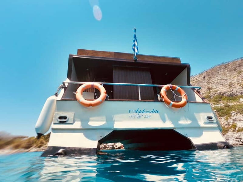 Faliraki: Sunset Cruise with Unlimited Aperol, Beers & Wine - Sailing toward Anthony Quinn Bay