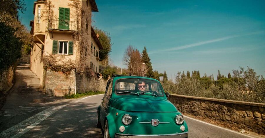 Florence Wine Tasting and Tuscan Lunch in a Vintage Fiat 500 - Why the Fiat 500 is the real attraction