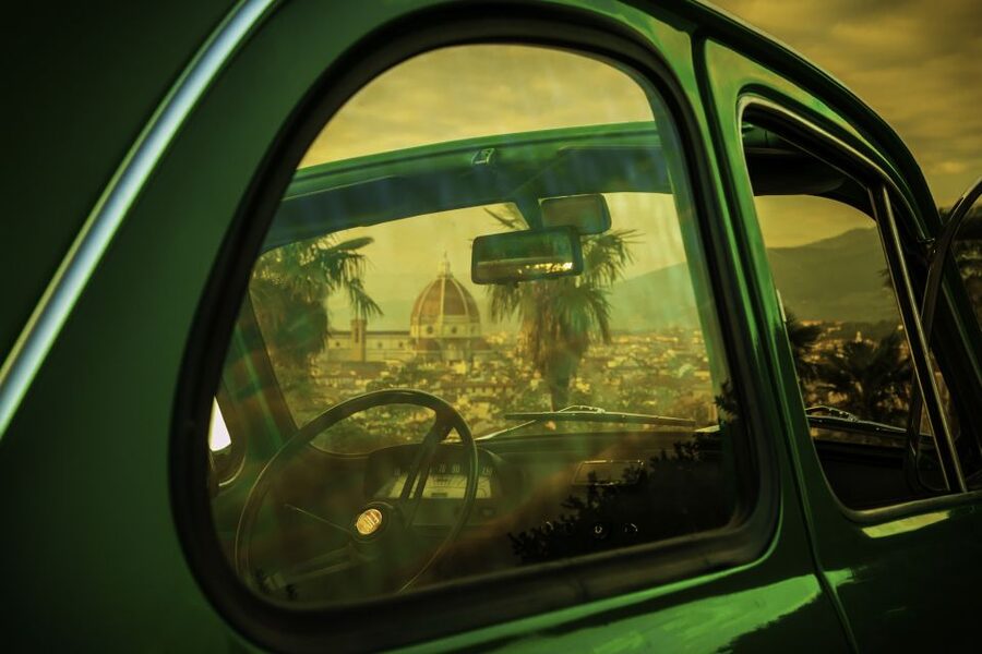 Florence Wine Tasting and Tuscan Lunch in a Vintage Fiat 500 - The countryside route and photo moments