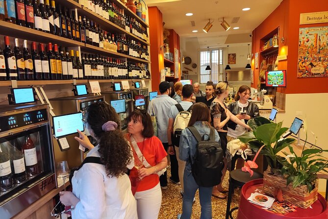 Food and Wine Experience in Bologna, Italy - The tablet game keeps the tasting lively