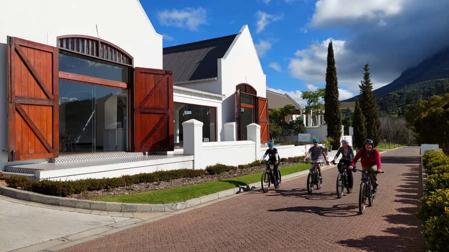 Franschhoek: E-bike Tour with Wine Tasting and Lunch - Lunch and a wine tasting near Franschhoek