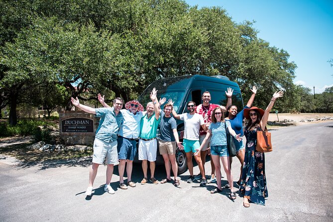 From Austin: Hill Country BBQ & Wine Shuttle - Riding in a small, air-conditioned shuttle