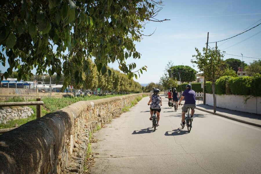 From Barcelona: E-Bike and Sailing Tour with Wine Tastings - Sailing back along the Catalan coast