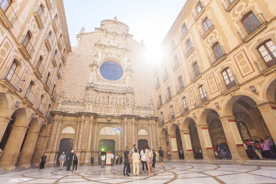 From Barcelona: Montserrat Half-Day Wine and Tapas Trip - Montserrat basilica and the Black Madonna