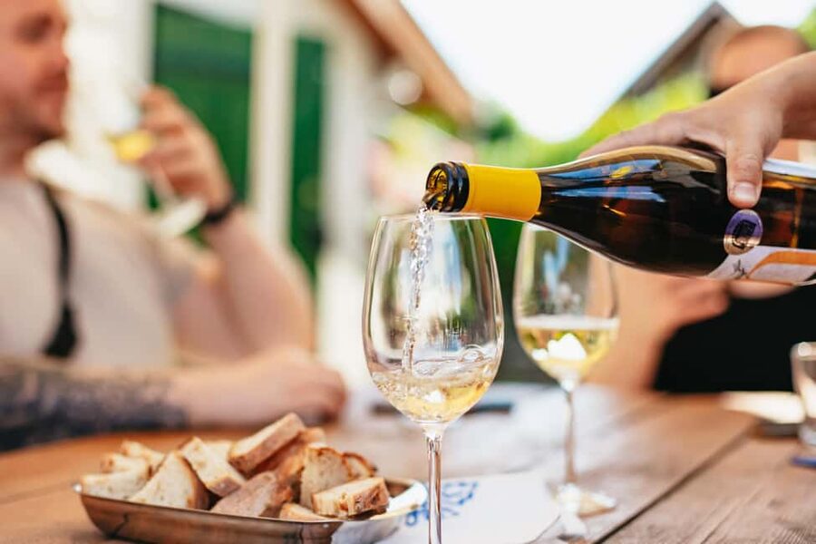 From Budapest: Half-Day Countryside Wine Tour with Meal - First winery: small-scale Hungarian wine