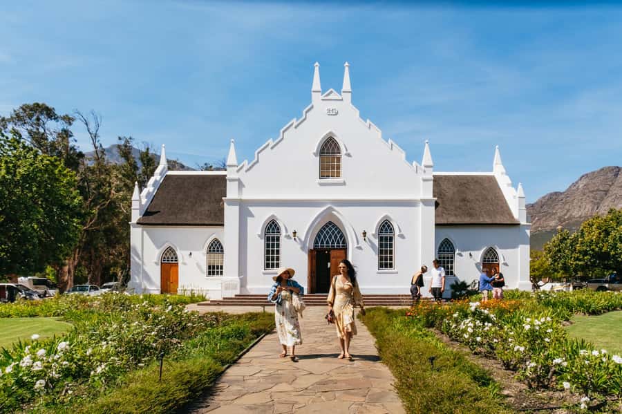 From Cape Town: 3 Regions Wine Tour with 3 Estates, 15 Wines - First estate: cheese, cellar work, and Stellenbosch wine